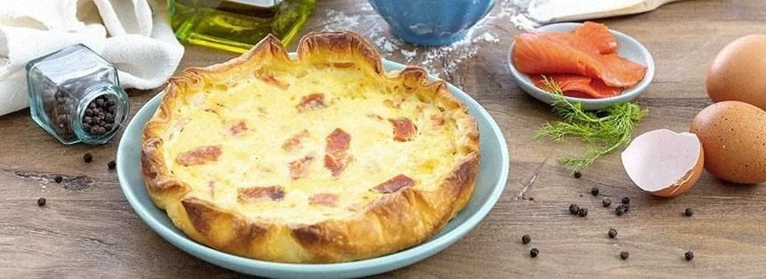 Quiche al salmone Quiche al salmone
