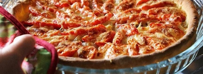 Quiche con porri e peperoni Quiche con porri e peperoni