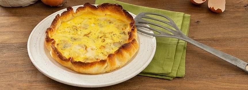 Quiche gorgonzola e pere