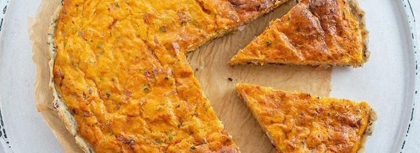 Torta salata alle carote