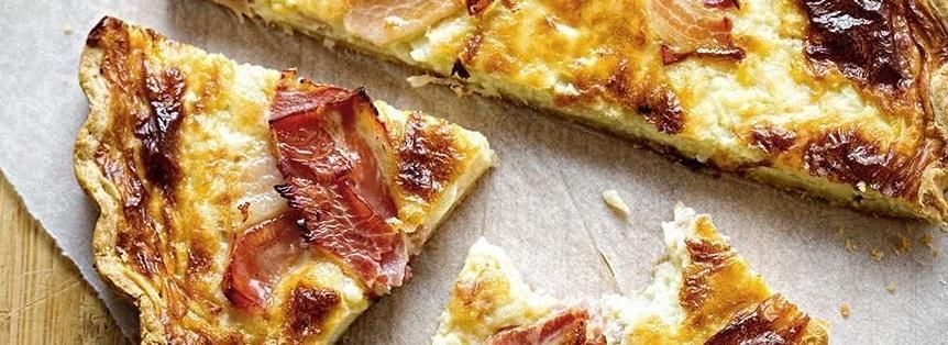 Torta salata cavolfiore e speck