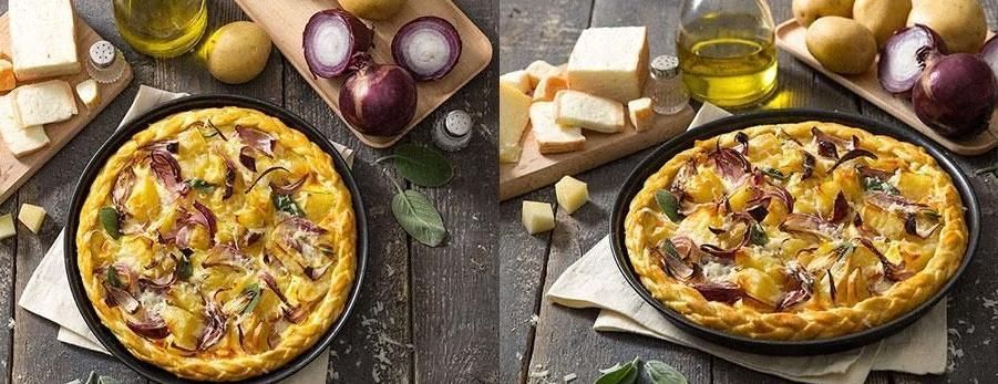 Torta salata con cipolle di tropea
