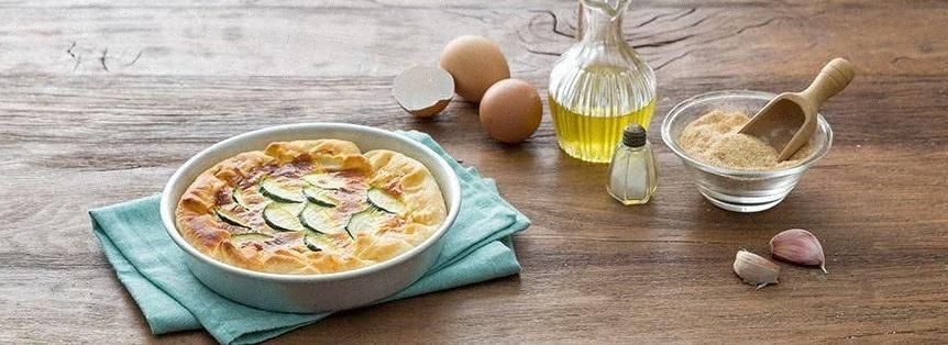 Torta salata con zucchine e gorgonzola