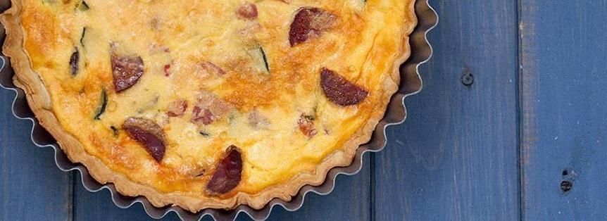 Torta salata di pancarrè salumi e formaggi 