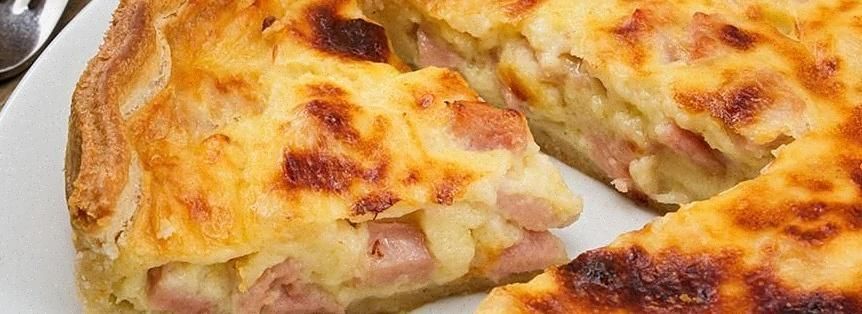 Torta salata galbanino e prosciutto