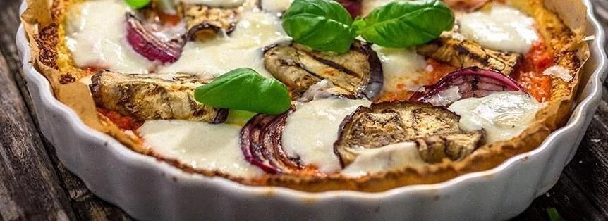 Torta salata con melanzane e zucchine Torta salata con melanzane e zucchine