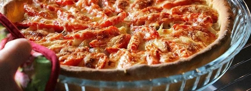 Torta salata peperoni e yogurt