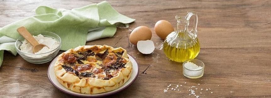 Torta salata salsiccia e stracchino