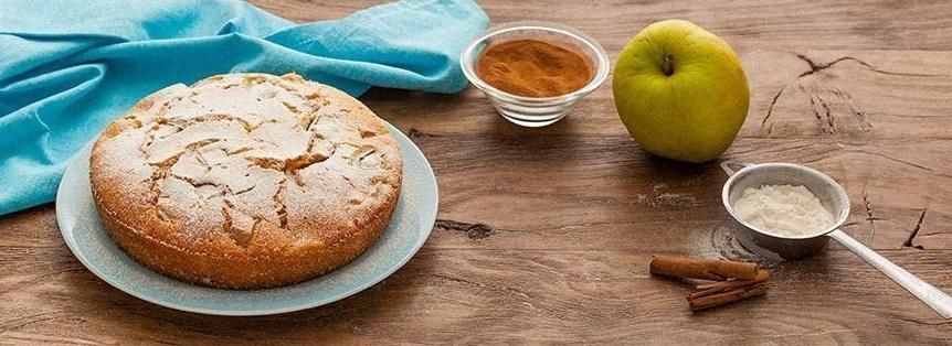 Torta di mandorle e mele