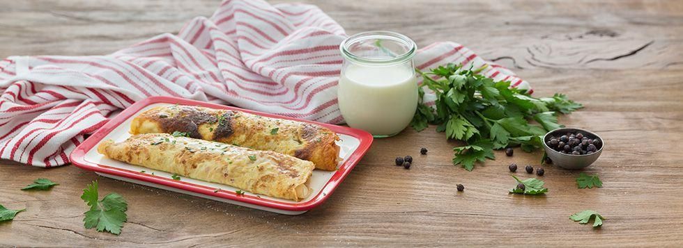 Crespelle al prosciutto cotto