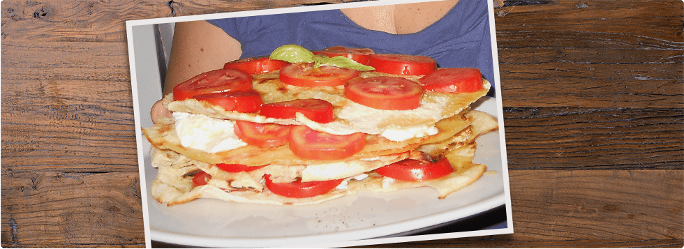 Caprese di carasau