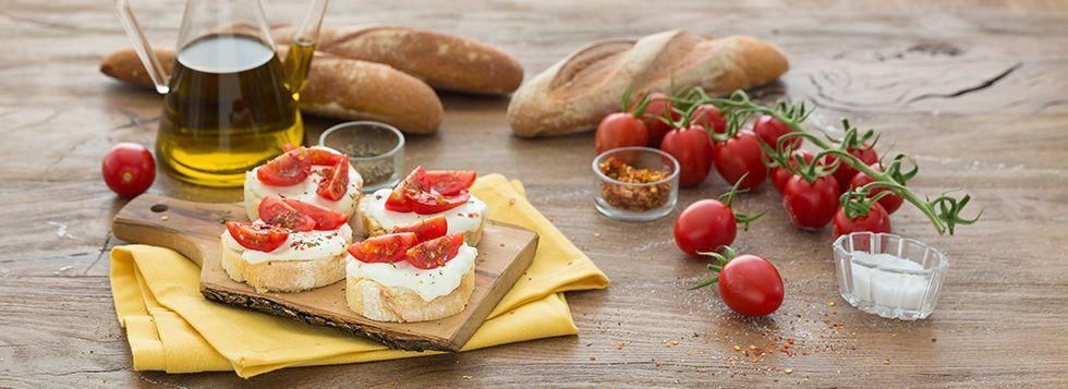 Crostini vegetariani