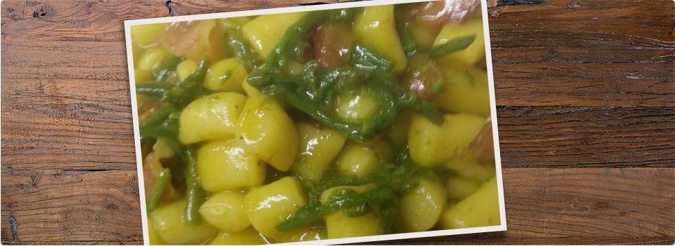 Gnocchetti zafferano e asparagi