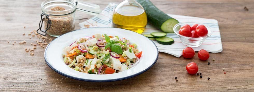 Insalata di farro vegetariana