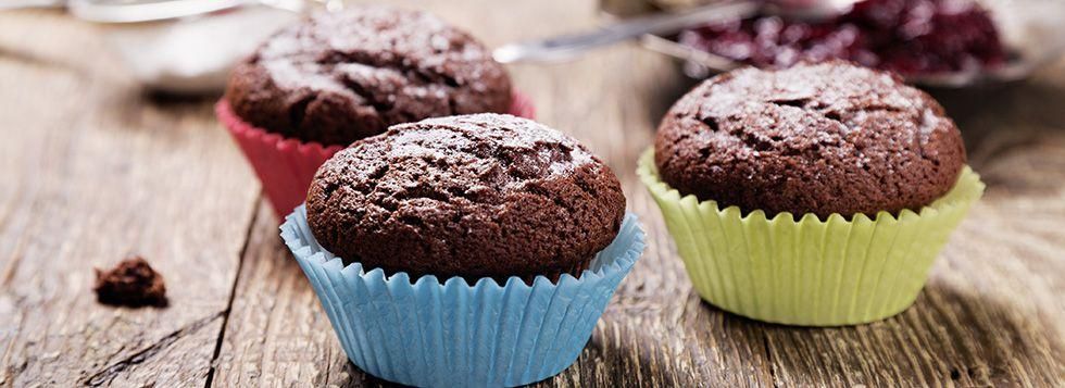 Muffin di ricotta e cioccolato