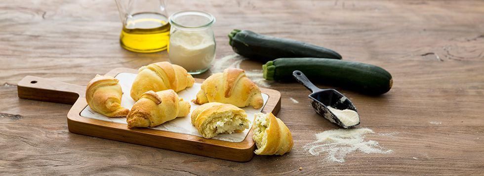 Cornetti salati vegetariani