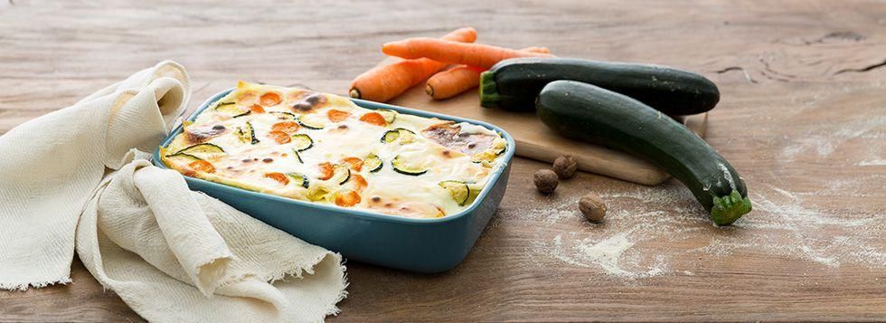 Lasagne vegetariane con zucchine