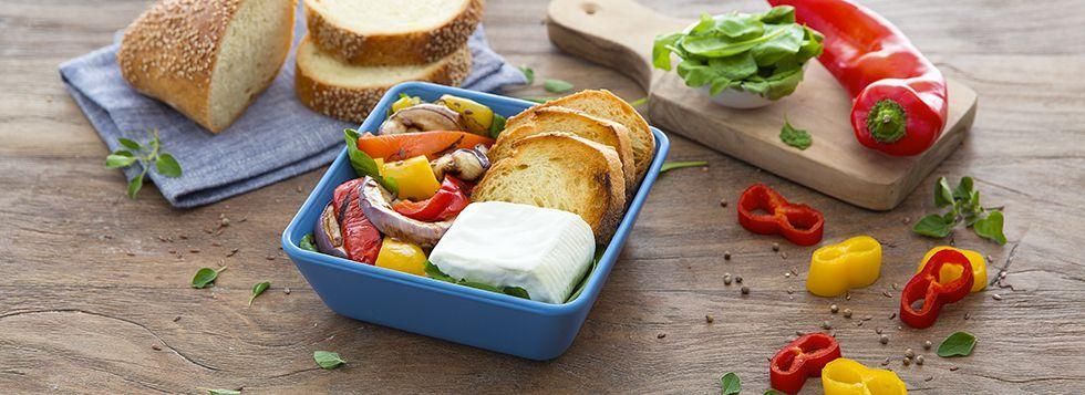 SCHISCETTA IN CARRIERA: Certosino con verdure grigliate