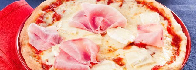 Pizza cotto e brie
