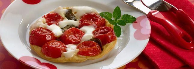 Tarte tatin di pomodori, Certosa  e basilico