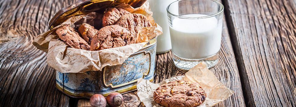 Biscotti cioccolato e nocciole