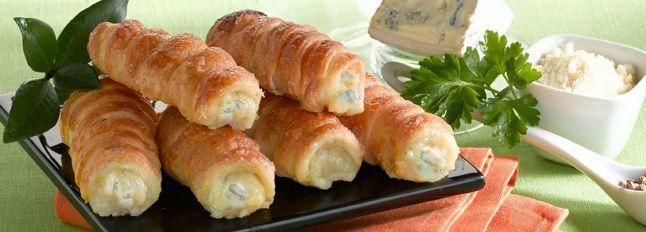 Cannoli ripieni di Gorgonzola D.O.P Gim