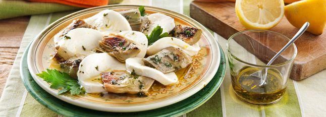 Caprese ai carciofi