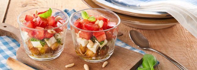 Caprese al cucchiaio