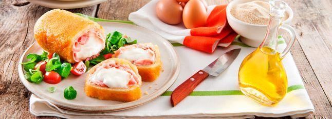 Carrozzone fritto di mozzarella gustosa 
