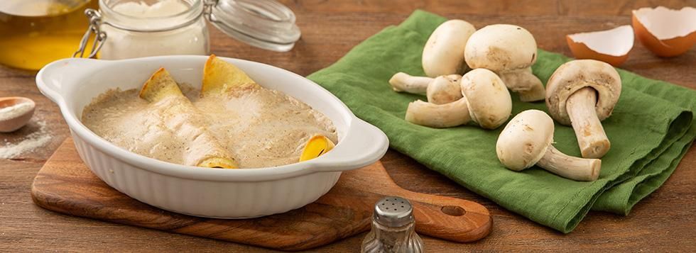 Crespelle ai funghi