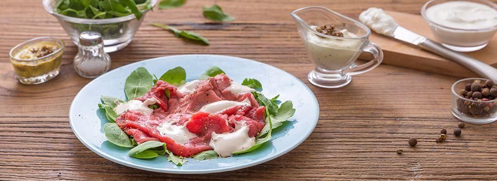 Carpaccio alle 2 salse