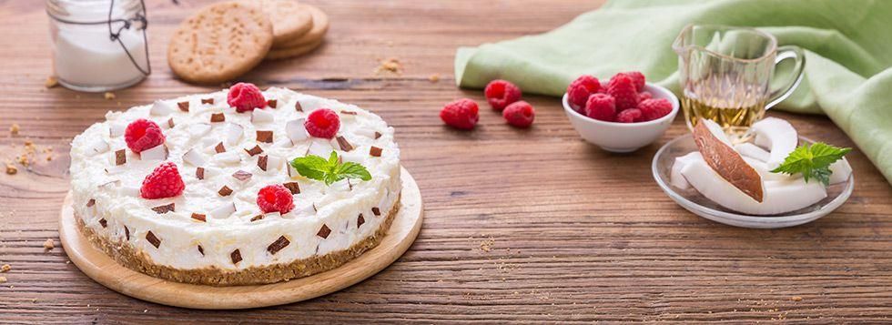 Cheesecake al cocco