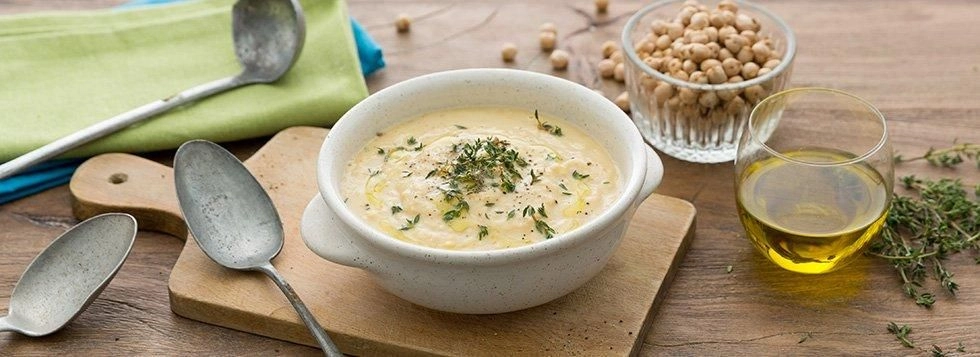 Crema di ceci e Formaggino Crema di ceci e Formaggino