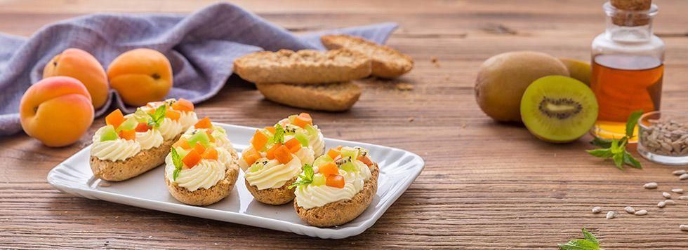 Crostini dolci al formaggio