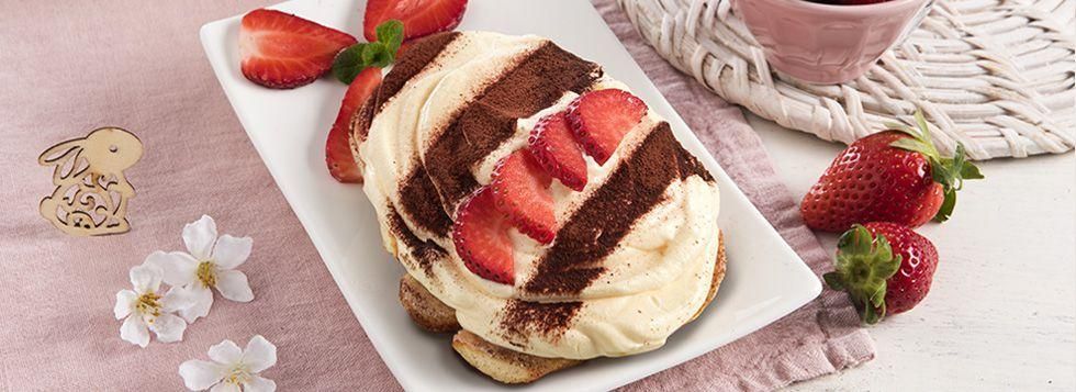 Tiramisù di Pasqua alle Fragole