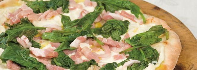 Pizza ricotta e spinaci