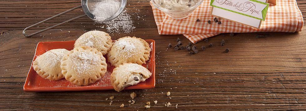 Fagottini dolci ripieni di Crema al mascarpone e cioccolato