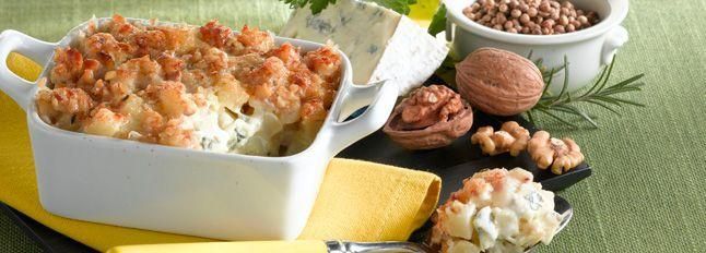 Gratin di patate croccante al Gorgonzola D.O.P Gim e noci