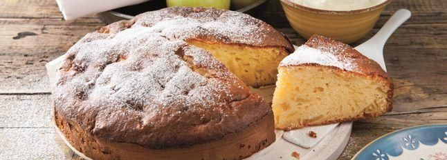 Torta alle mele e mascarpone