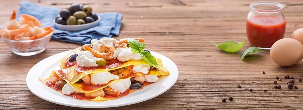 Lasagne aperte alla nizzarda
