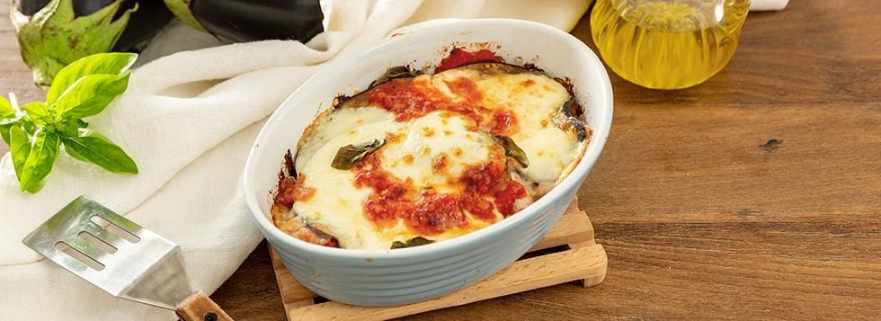 Melanzane alla parmigiana non fritte