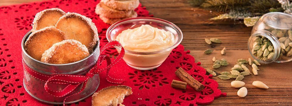 Biscotti mascarpone e zenzero