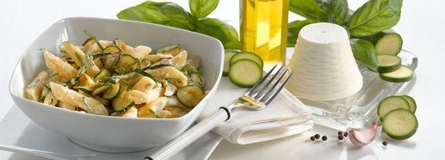 Penne con zucchine e Ricottina la Leggera
