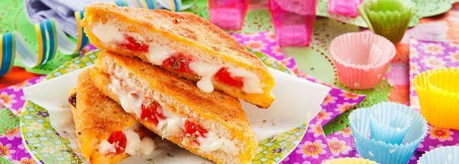 Pizze fritte di toast