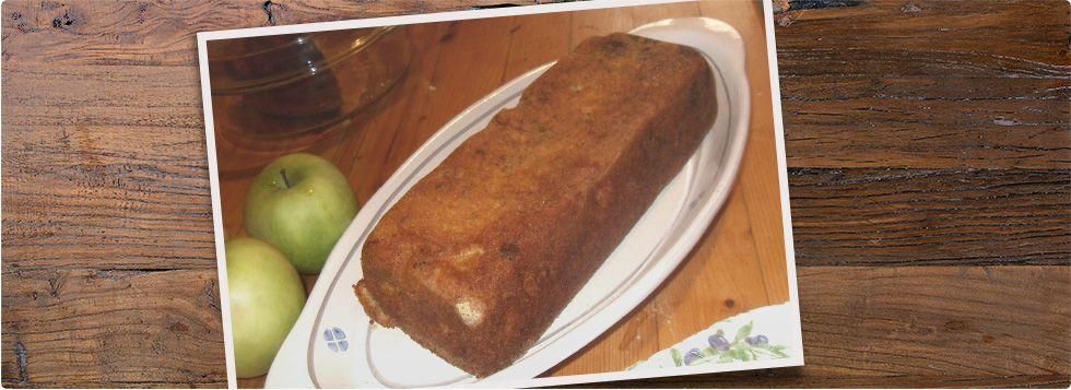 Plumcake con mele e uvetta