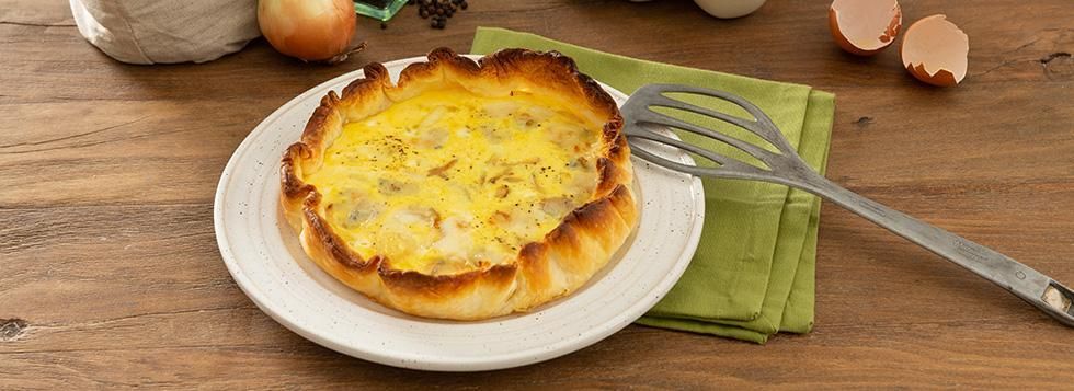 Quiche con cipolla e Gorgonzola DOP