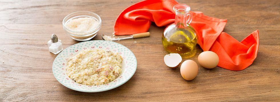 Risotto alla carbonara
