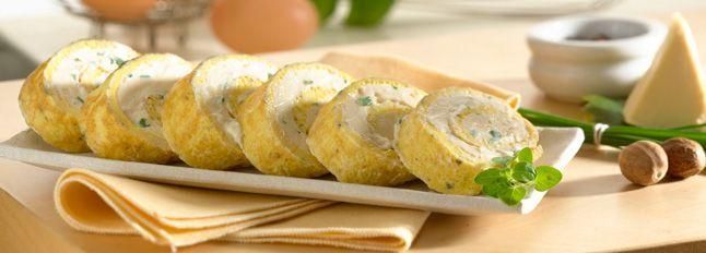 Rollè di uova e formaggino
