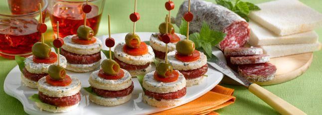 Mini sandwich al salame