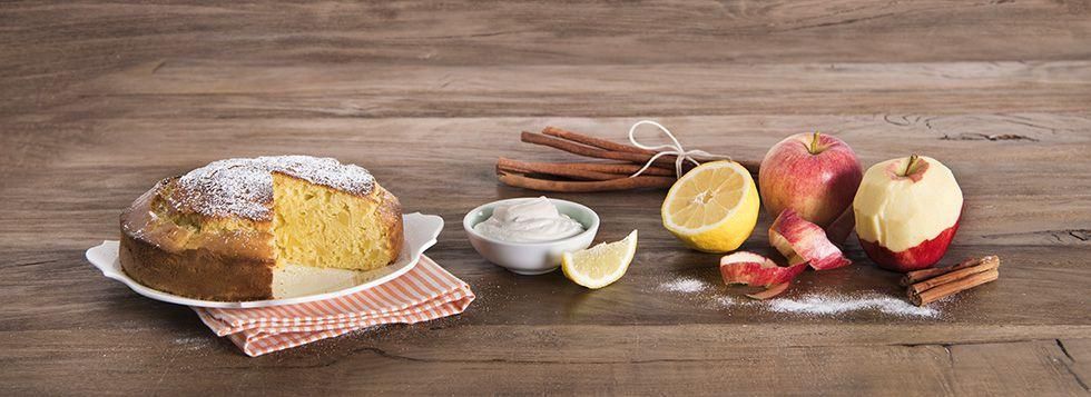 Torta di mele senza lattosio